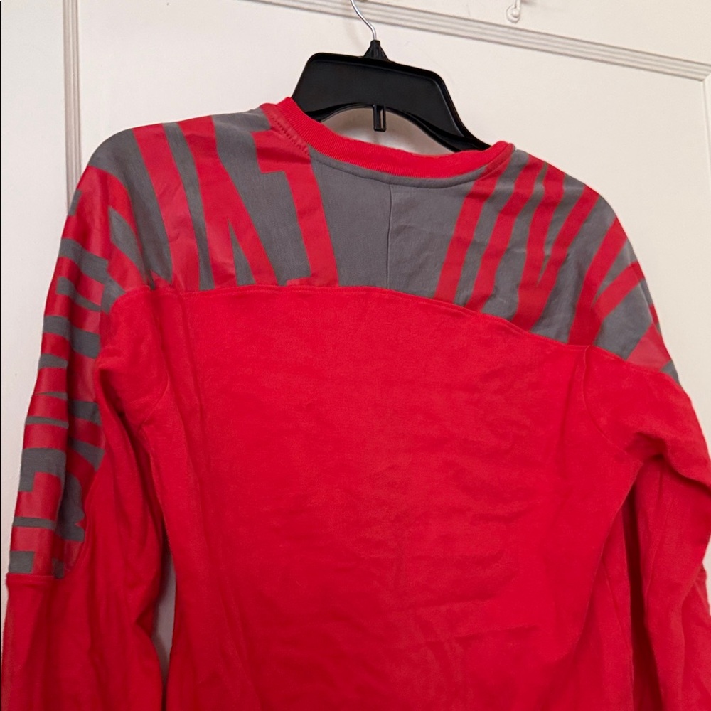 Armani Exchange Red and Gray Long Sleeve Tee size S - Picture 7 of 8